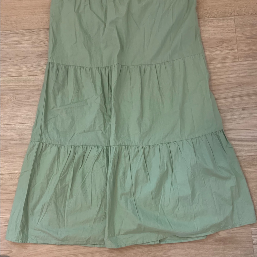 Cotton Ruffle Strap Dress - Picture 3 of 5